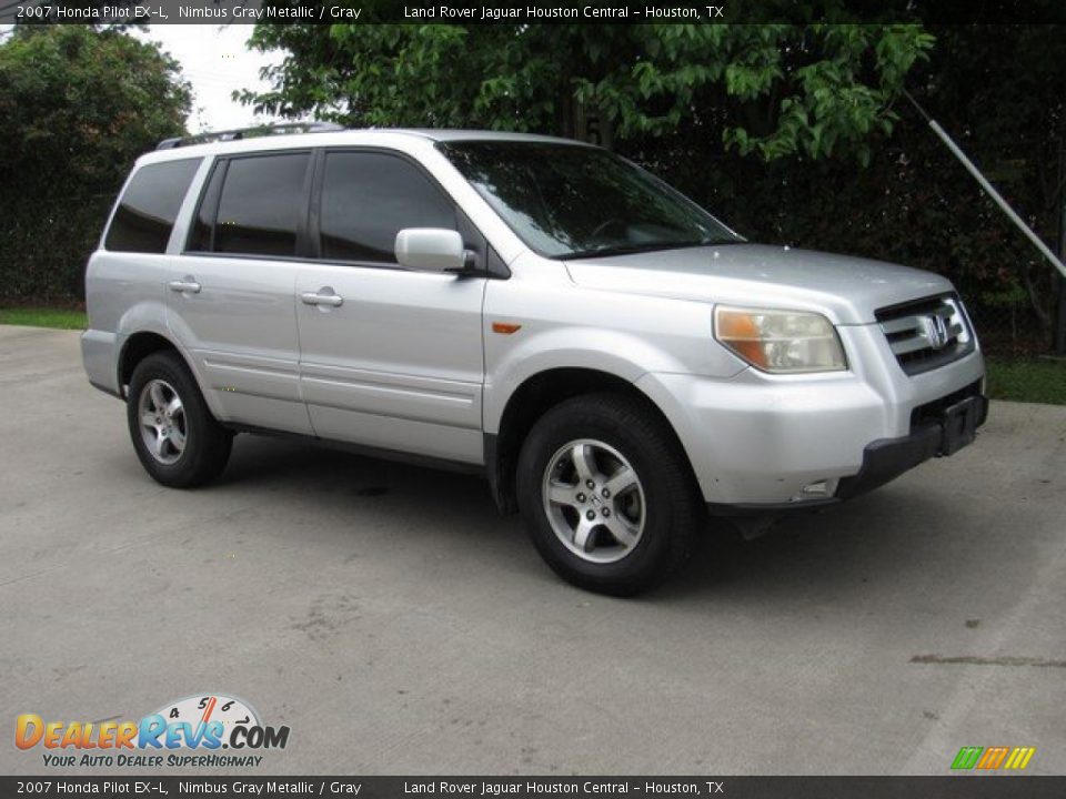 2007 Honda Pilot EX-L Nimbus Gray Metallic / Gray Photo #6