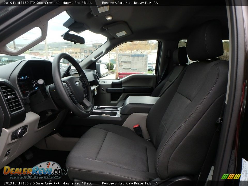 Front Seat of 2019 Ford F150 STX SuperCrew 4x4 Photo #10