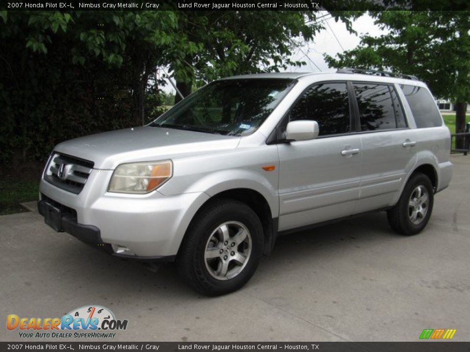 2007 Honda Pilot EX-L Nimbus Gray Metallic / Gray Photo #12