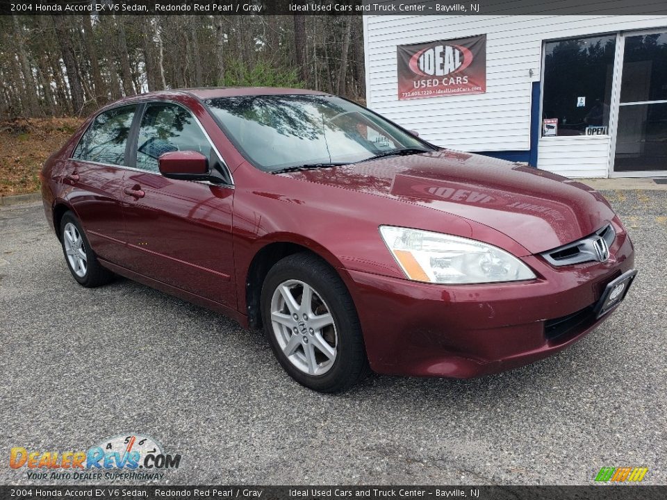 2004 Honda Accord EX V6 Sedan Redondo Red Pearl / Gray Photo #1