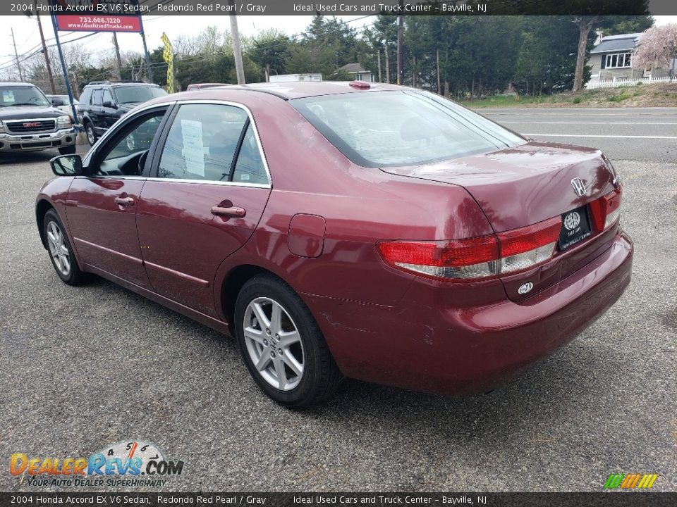 2004 Honda Accord EX V6 Sedan Redondo Red Pearl / Gray Photo #2