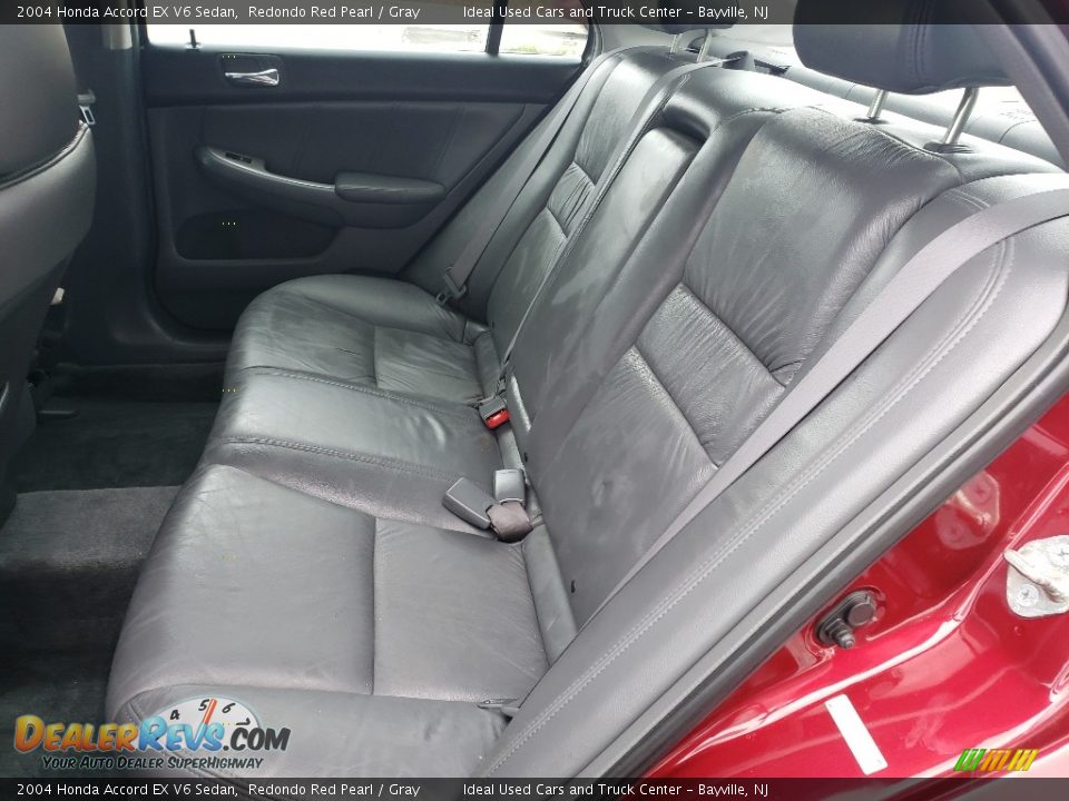 2004 Honda Accord EX V6 Sedan Redondo Red Pearl / Gray Photo #3
