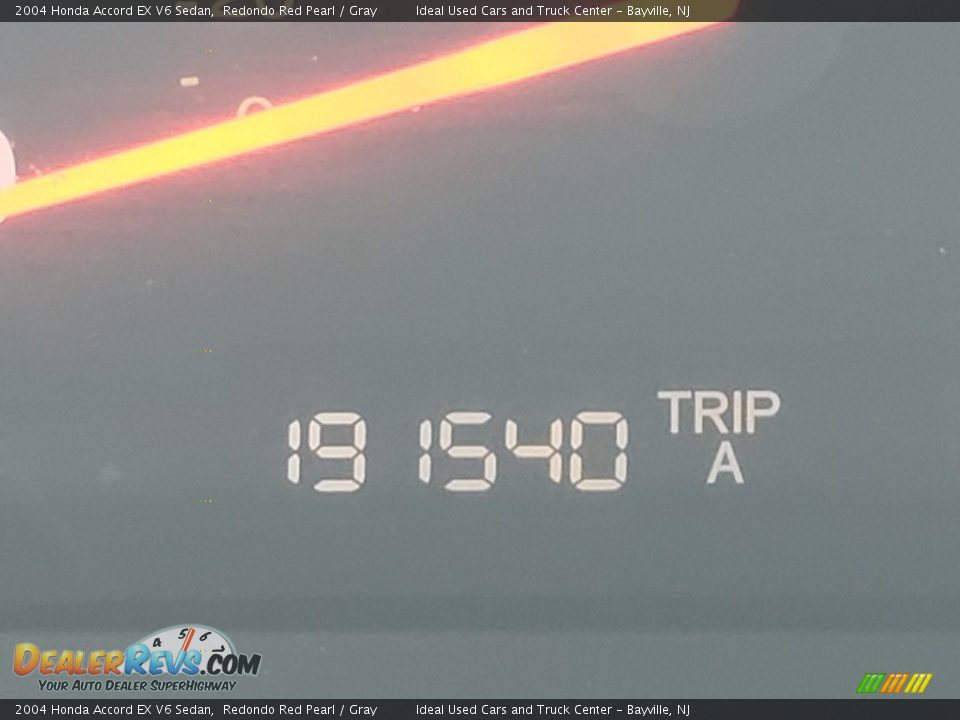 2004 Honda Accord EX V6 Sedan Redondo Red Pearl / Gray Photo #5