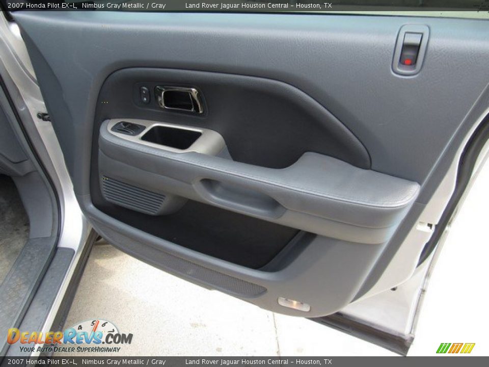 2007 Honda Pilot EX-L Nimbus Gray Metallic / Gray Photo #24