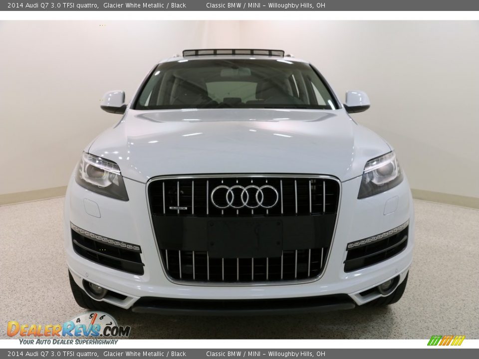 2014 Audi Q7 3.0 TFSI quattro Glacier White Metallic / Black Photo #2