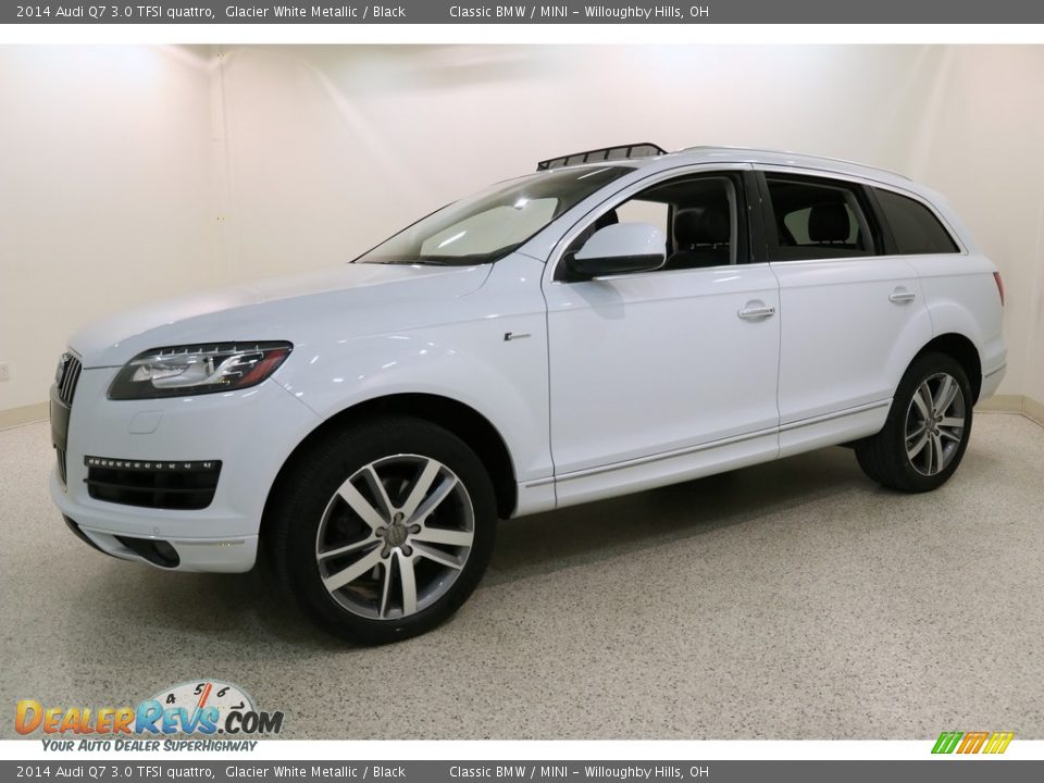 2014 Audi Q7 3.0 TFSI quattro Glacier White Metallic / Black Photo #3