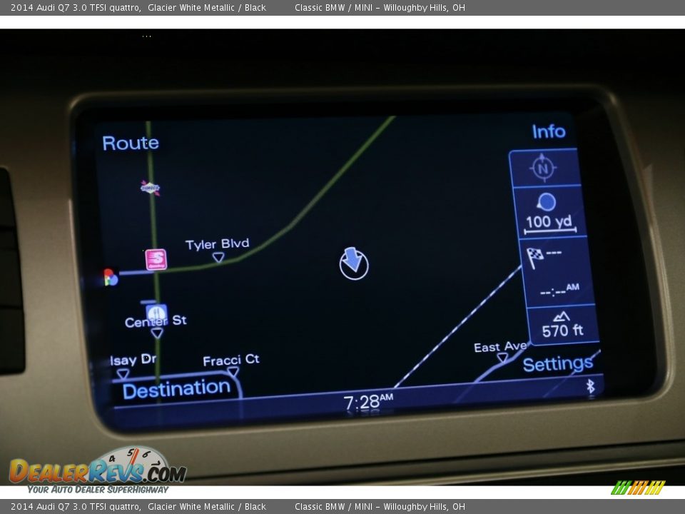 2014 Audi Q7 3.0 TFSI quattro Glacier White Metallic / Black Photo #15