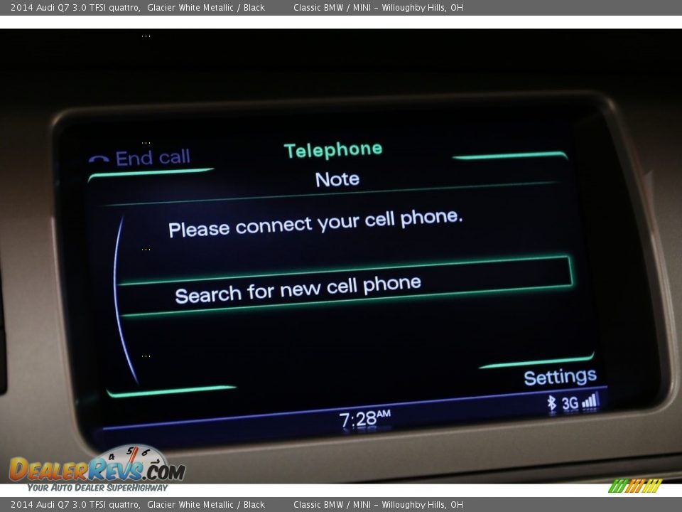 2014 Audi Q7 3.0 TFSI quattro Glacier White Metallic / Black Photo #16