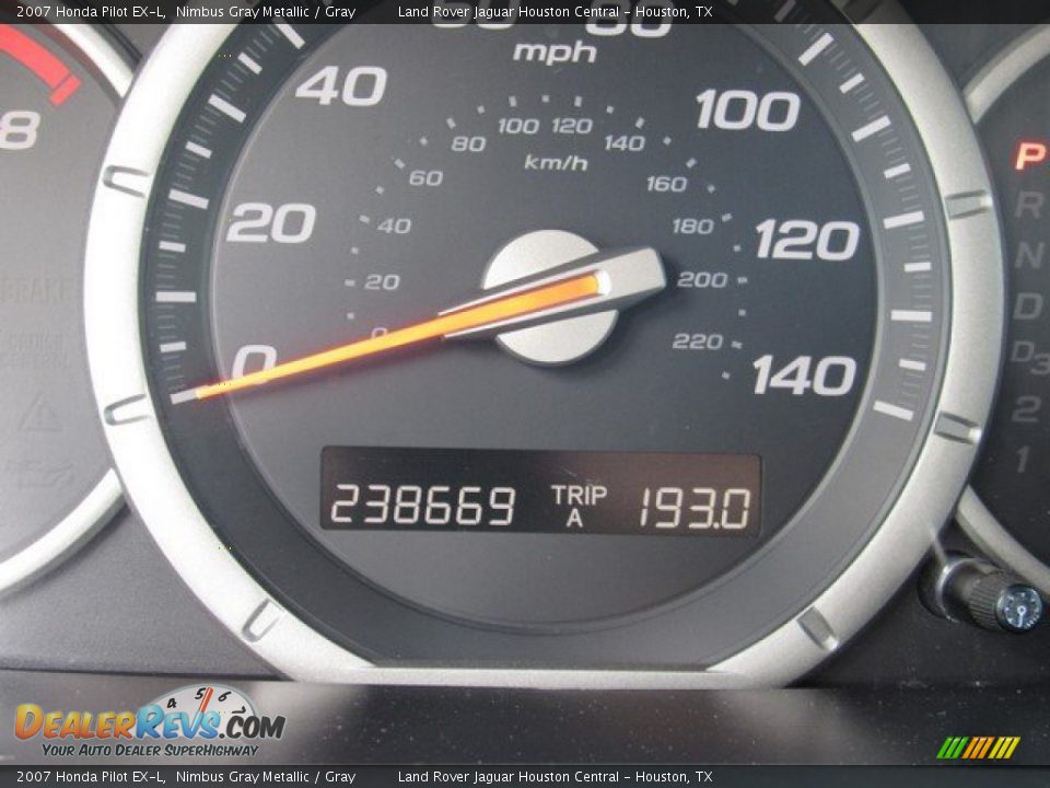 2007 Honda Pilot EX-L Nimbus Gray Metallic / Gray Photo #34