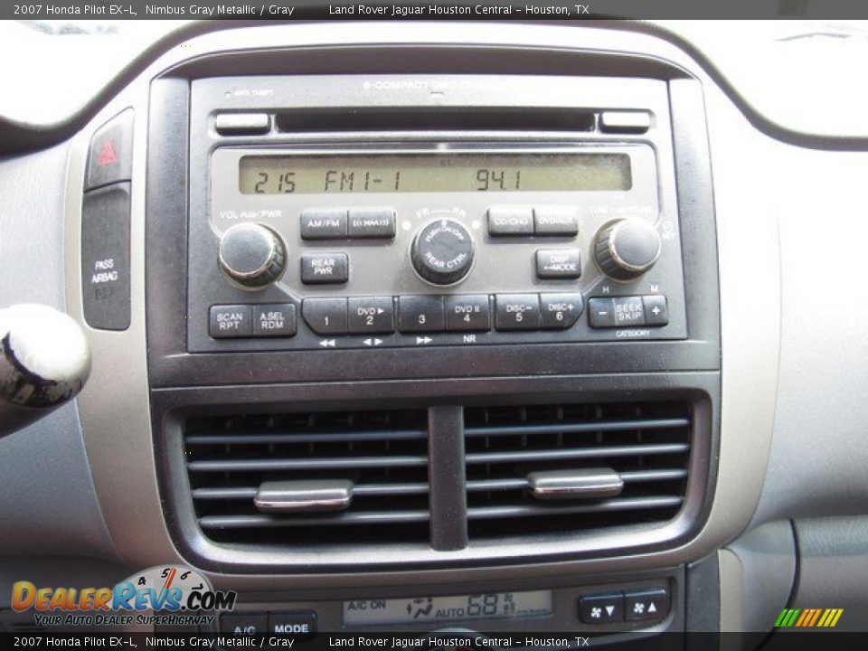 2007 Honda Pilot EX-L Nimbus Gray Metallic / Gray Photo #35