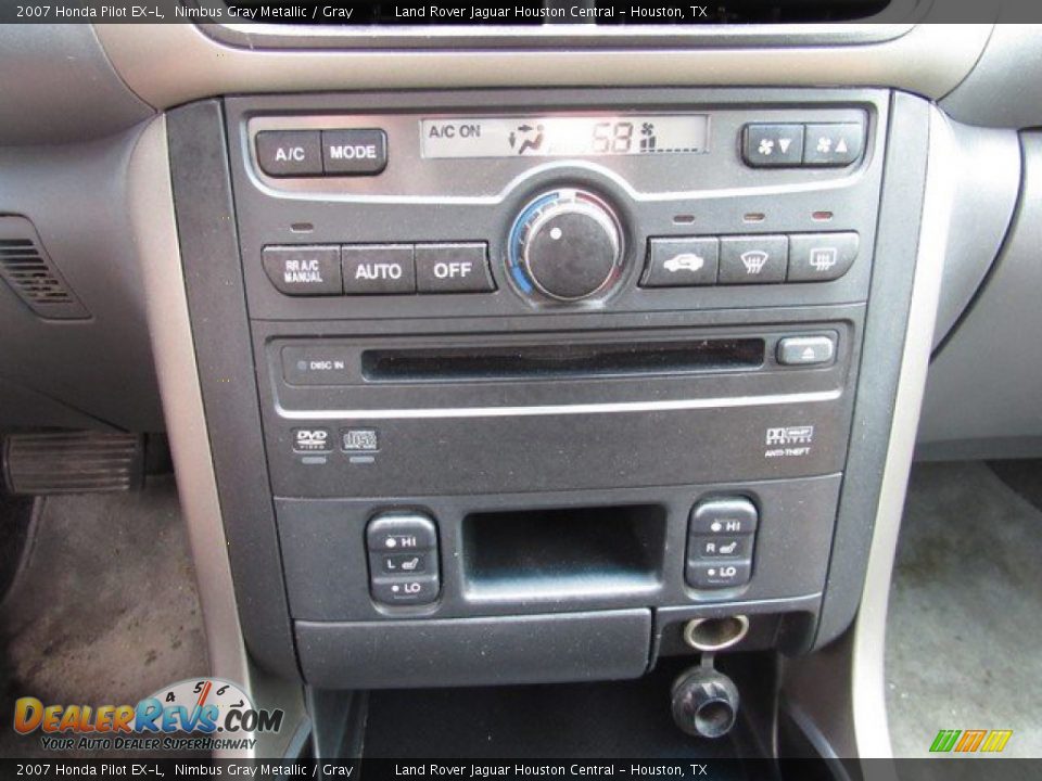2007 Honda Pilot EX-L Nimbus Gray Metallic / Gray Photo #36