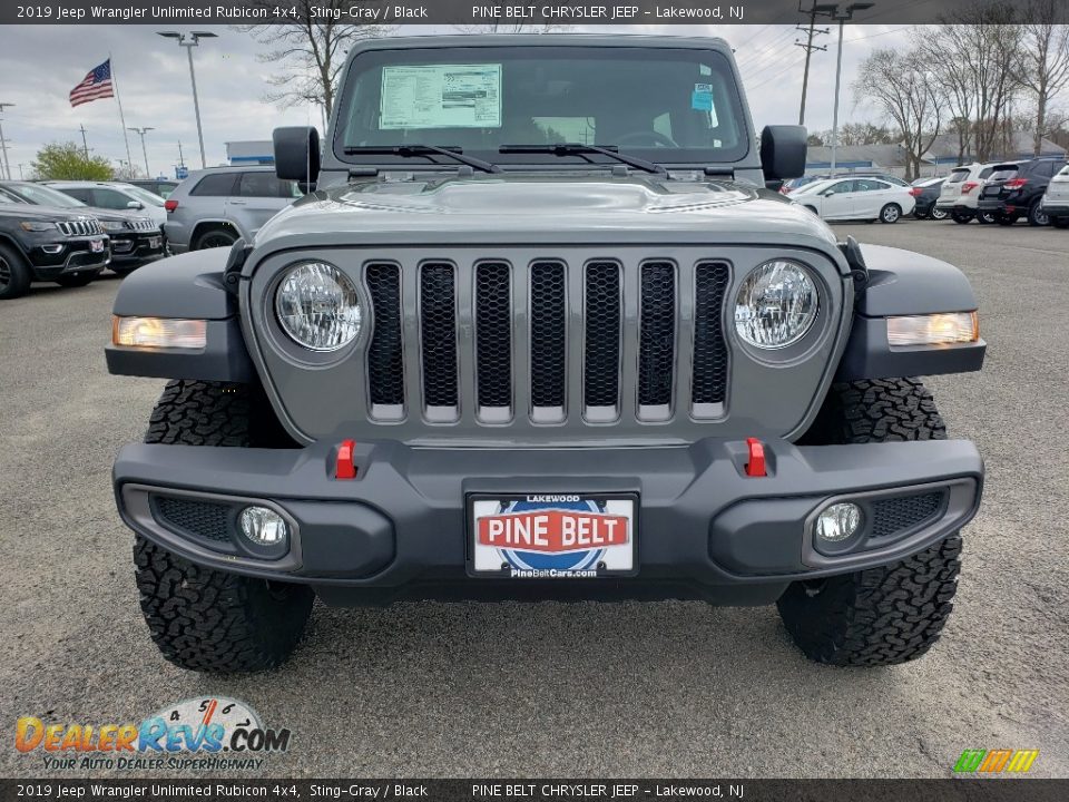 2019 Jeep Wrangler Unlimited Rubicon 4x4 Sting-Gray / Black Photo #2