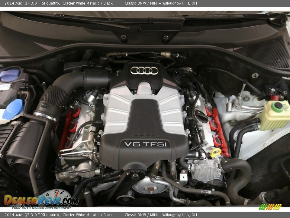 2014 Audi Q7 3.0 TFSI quattro Glacier White Metallic / Black Photo #31