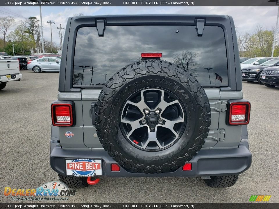 2019 Jeep Wrangler Unlimited Rubicon 4x4 Sting-Gray / Black Photo #5