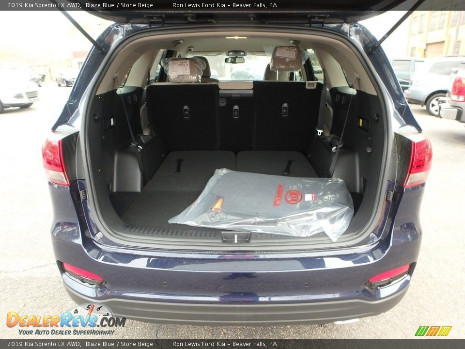 2019 Kia Sorento LX AWD Blaze Blue / Stone Beige Photo #4