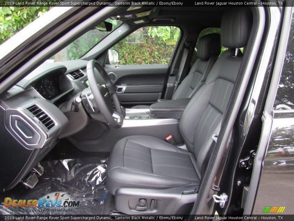 2019 Land Rover Range Rover Sport Supercharged Dynamic Santorini Black Metallic / Ebony/Ebony Photo #3