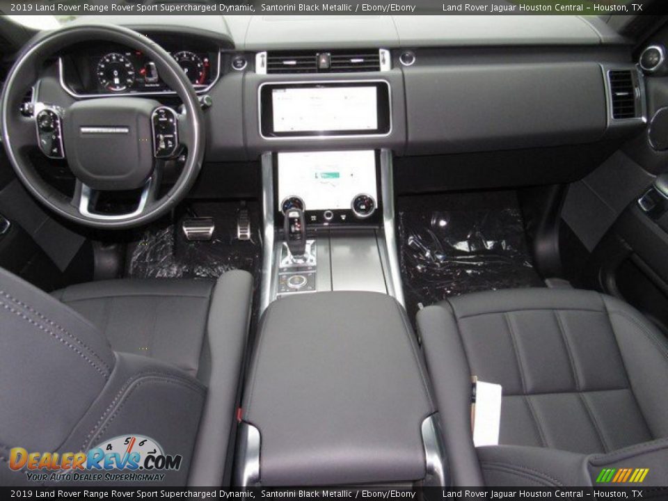 2019 Land Rover Range Rover Sport Supercharged Dynamic Santorini Black Metallic / Ebony/Ebony Photo #4