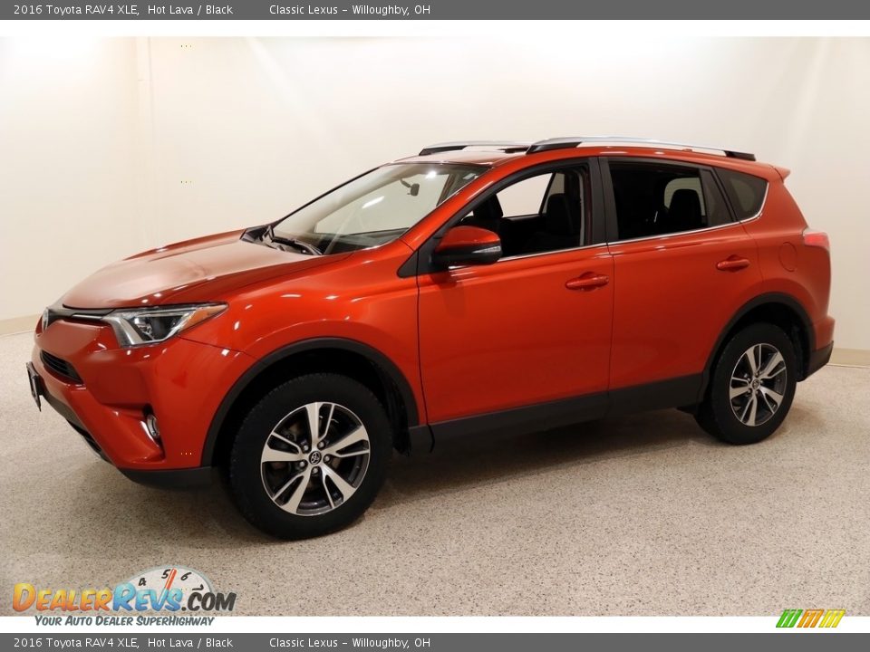 2016 Toyota RAV4 XLE Hot Lava / Black Photo #3