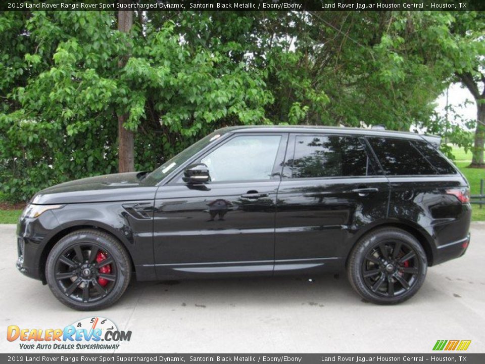 2019 Land Rover Range Rover Sport Supercharged Dynamic Santorini Black Metallic / Ebony/Ebony Photo #11