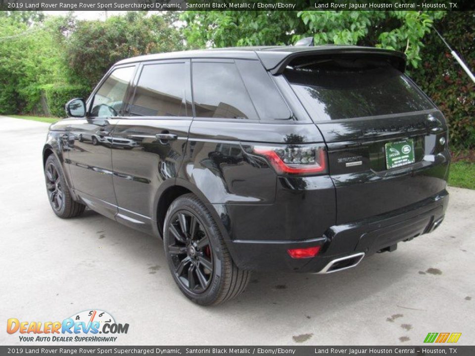 2019 Land Rover Range Rover Sport Supercharged Dynamic Santorini Black Metallic / Ebony/Ebony Photo #12