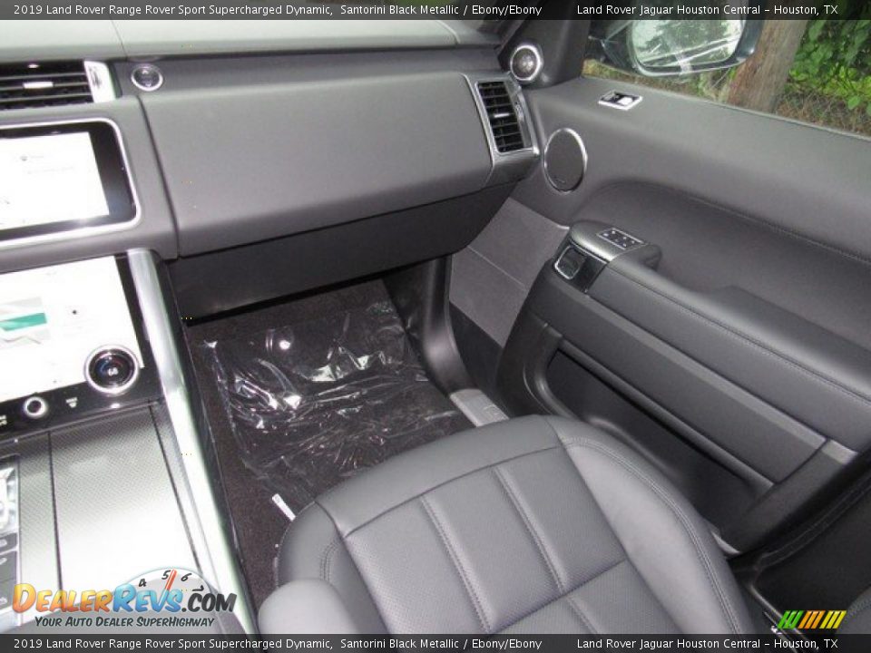 2019 Land Rover Range Rover Sport Supercharged Dynamic Santorini Black Metallic / Ebony/Ebony Photo #15