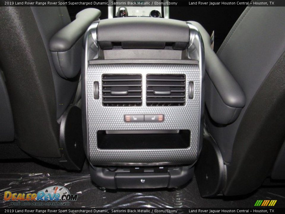 2019 Land Rover Range Rover Sport Supercharged Dynamic Santorini Black Metallic / Ebony/Ebony Photo #16