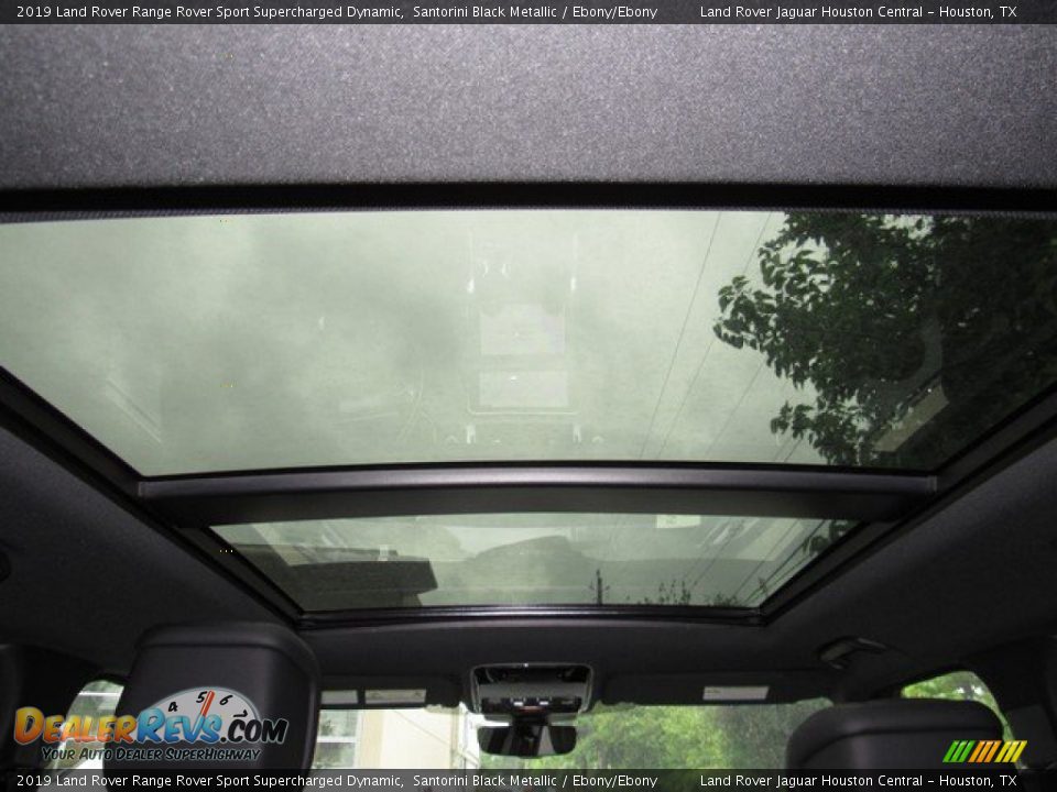 2019 Land Rover Range Rover Sport Supercharged Dynamic Santorini Black Metallic / Ebony/Ebony Photo #18