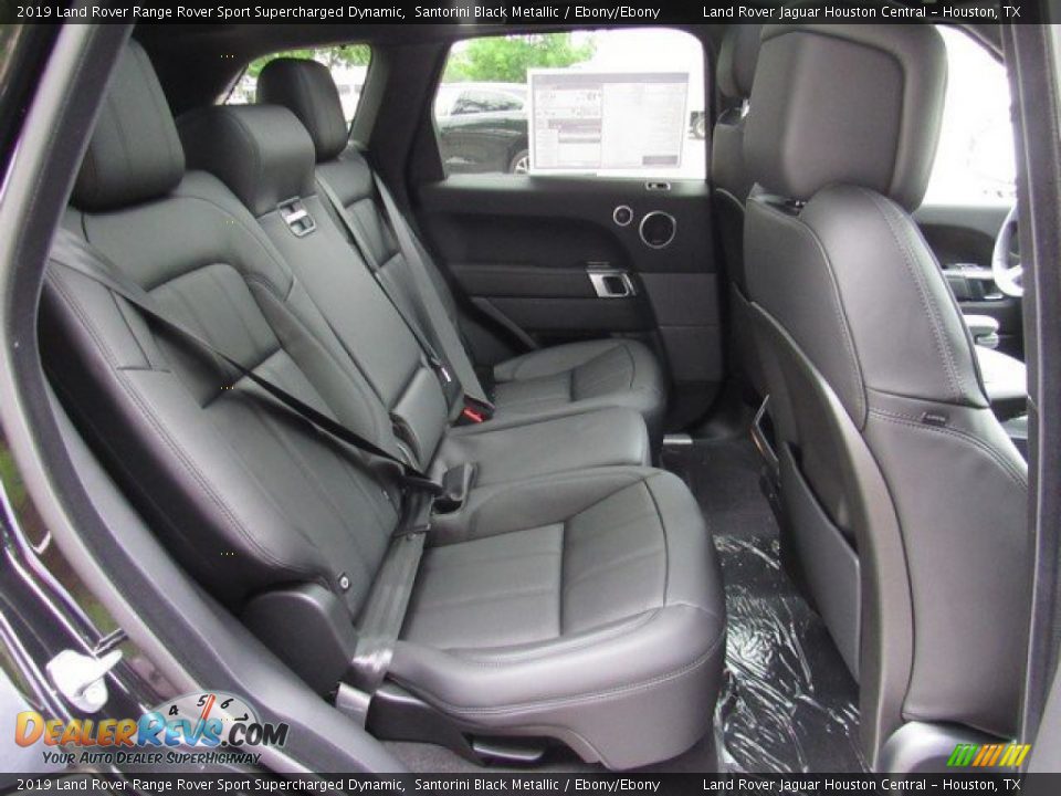 2019 Land Rover Range Rover Sport Supercharged Dynamic Santorini Black Metallic / Ebony/Ebony Photo #19