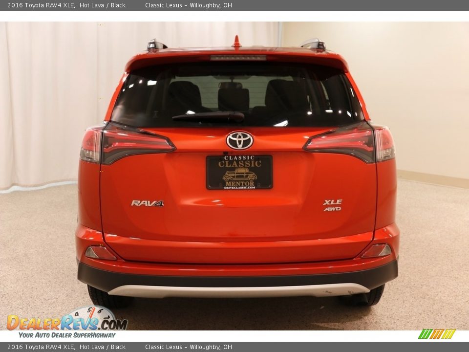 2016 Toyota RAV4 XLE Hot Lava / Black Photo #18