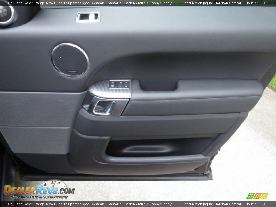 2019 Land Rover Range Rover Sport Supercharged Dynamic Santorini Black Metallic / Ebony/Ebony Photo #20