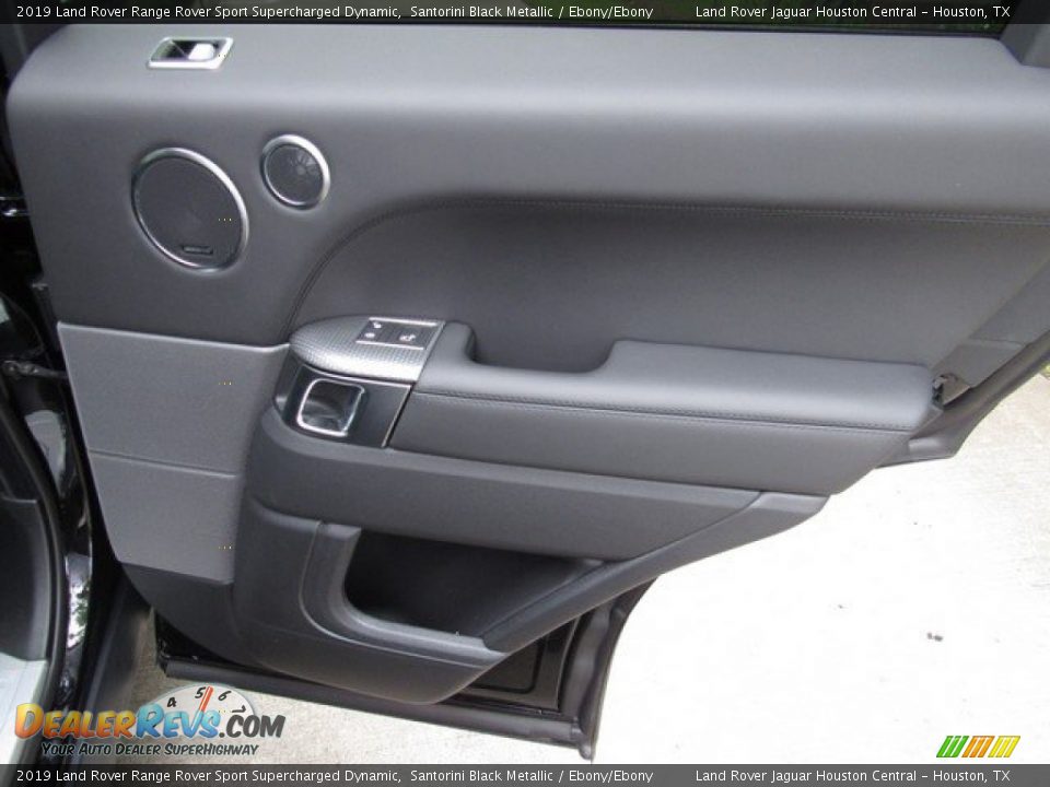 2019 Land Rover Range Rover Sport Supercharged Dynamic Santorini Black Metallic / Ebony/Ebony Photo #21