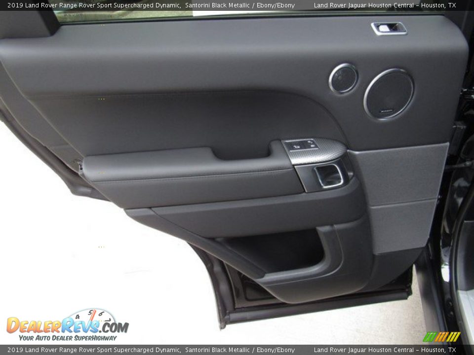2019 Land Rover Range Rover Sport Supercharged Dynamic Santorini Black Metallic / Ebony/Ebony Photo #22
