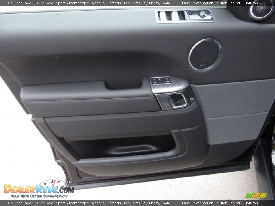 2019 Land Rover Range Rover Sport Supercharged Dynamic Santorini Black Metallic / Ebony/Ebony Photo #23
