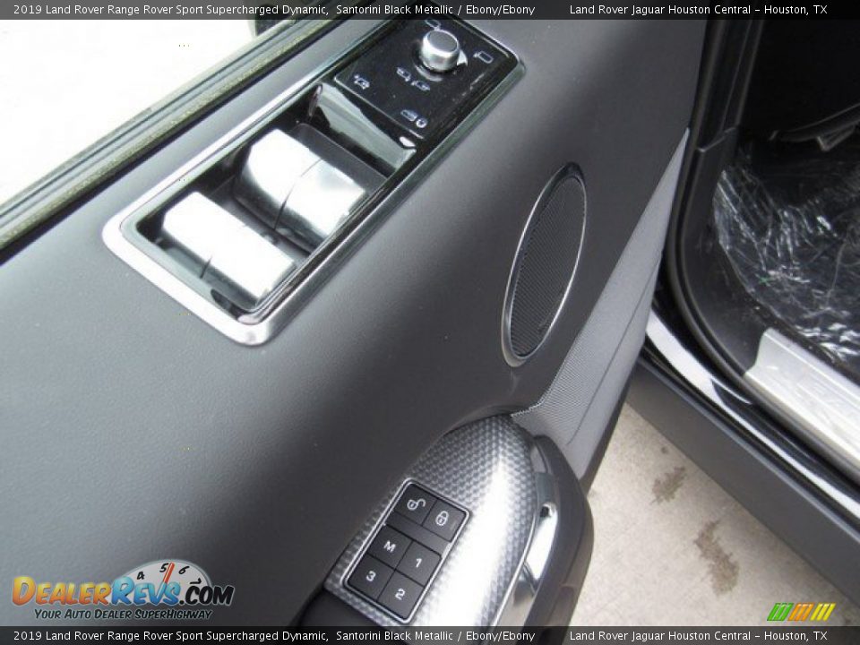 2019 Land Rover Range Rover Sport Supercharged Dynamic Santorini Black Metallic / Ebony/Ebony Photo #24