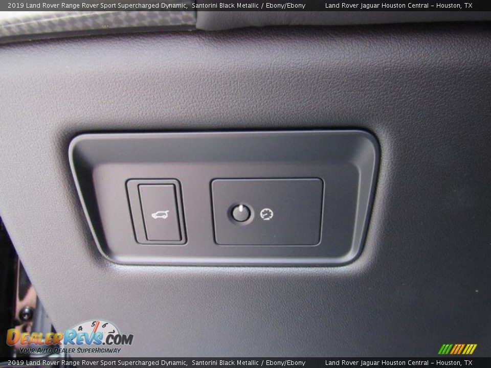 2019 Land Rover Range Rover Sport Supercharged Dynamic Santorini Black Metallic / Ebony/Ebony Photo #26