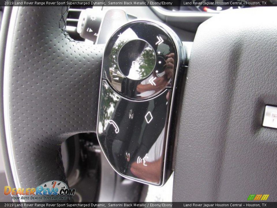 2019 Land Rover Range Rover Sport Supercharged Dynamic Santorini Black Metallic / Ebony/Ebony Photo #27