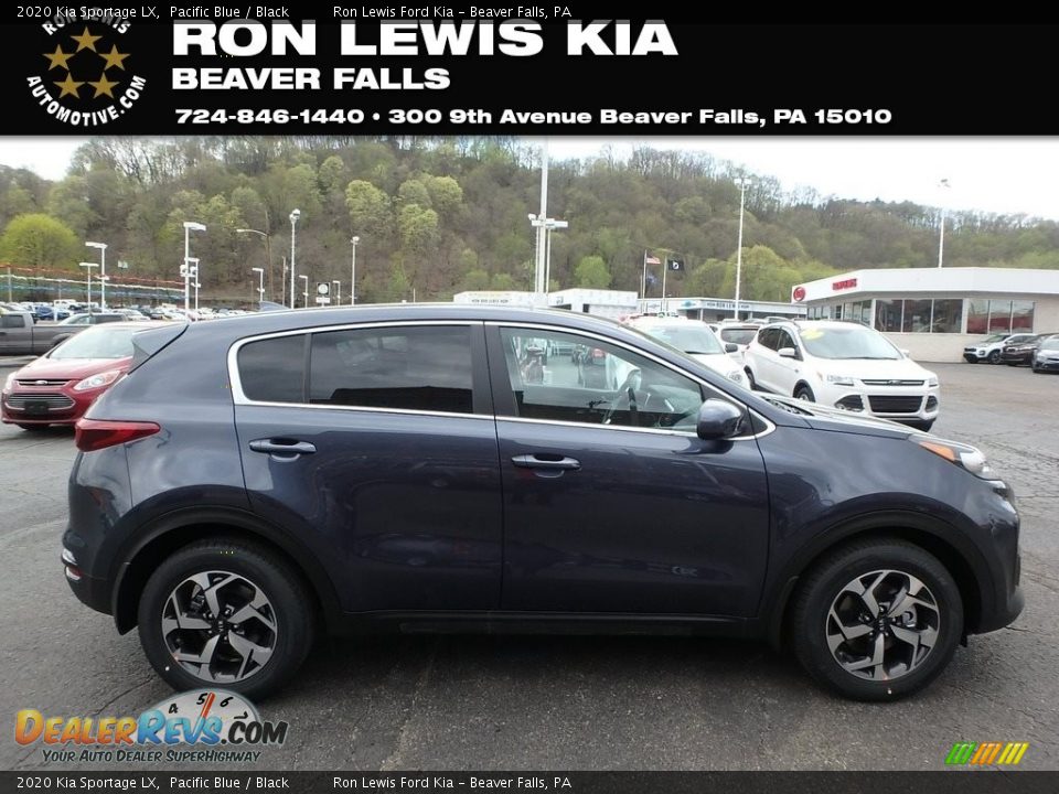 2020 Kia Sportage LX Pacific Blue / Black Photo #1