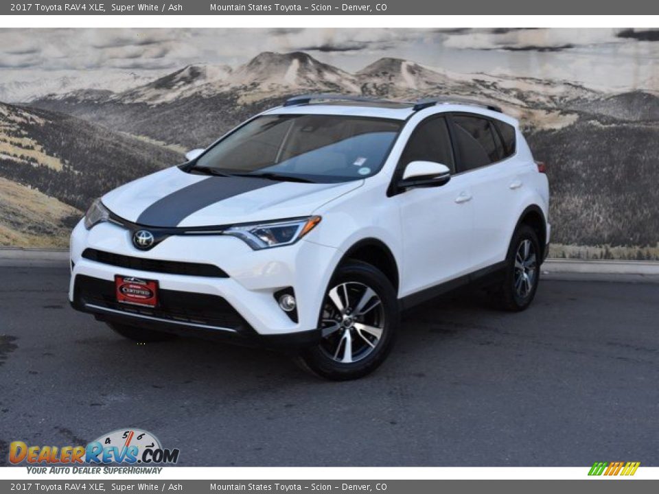 2017 Toyota RAV4 XLE Super White / Ash Photo #5