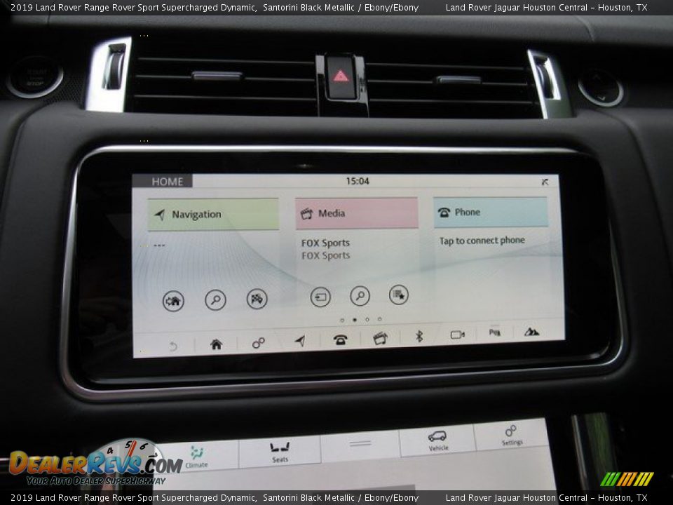 2019 Land Rover Range Rover Sport Supercharged Dynamic Santorini Black Metallic / Ebony/Ebony Photo #30