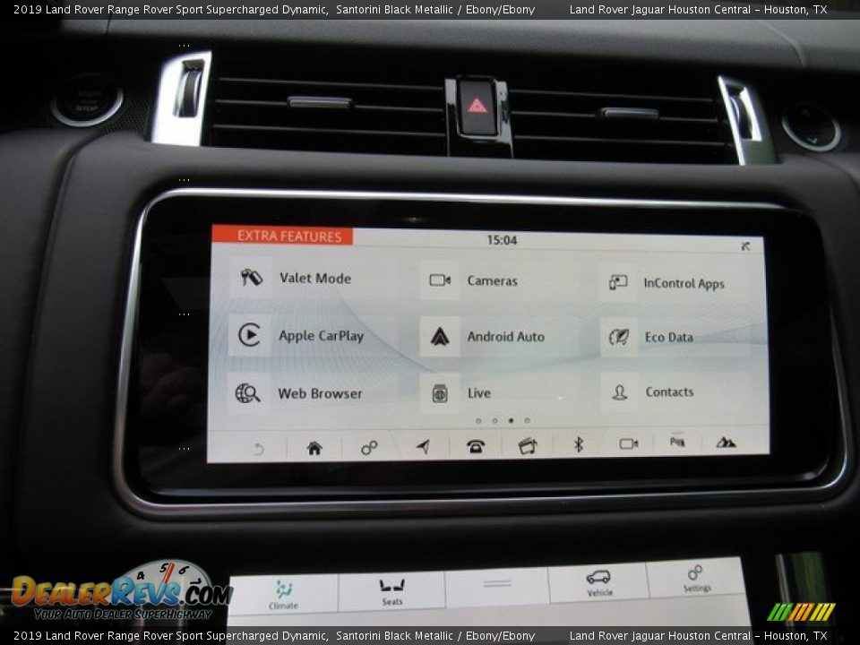 2019 Land Rover Range Rover Sport Supercharged Dynamic Santorini Black Metallic / Ebony/Ebony Photo #31