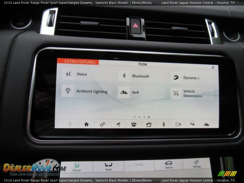 2019 Land Rover Range Rover Sport Supercharged Dynamic Santorini Black Metallic / Ebony/Ebony Photo #32