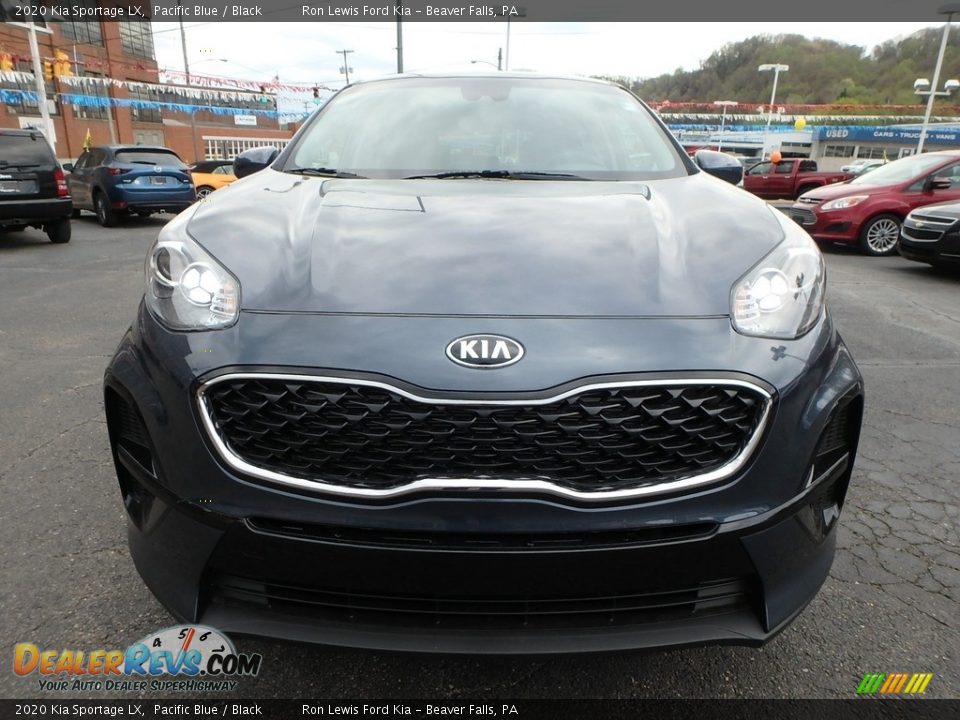 2020 Kia Sportage LX Pacific Blue / Black Photo #8