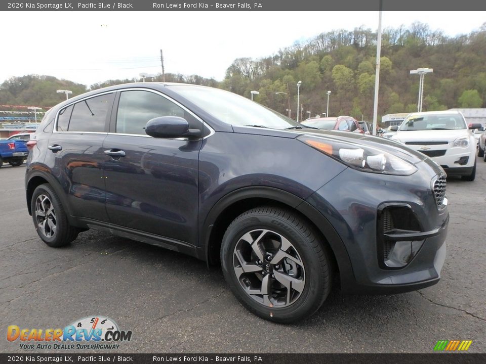 2020 Kia Sportage LX Pacific Blue / Black Photo #9