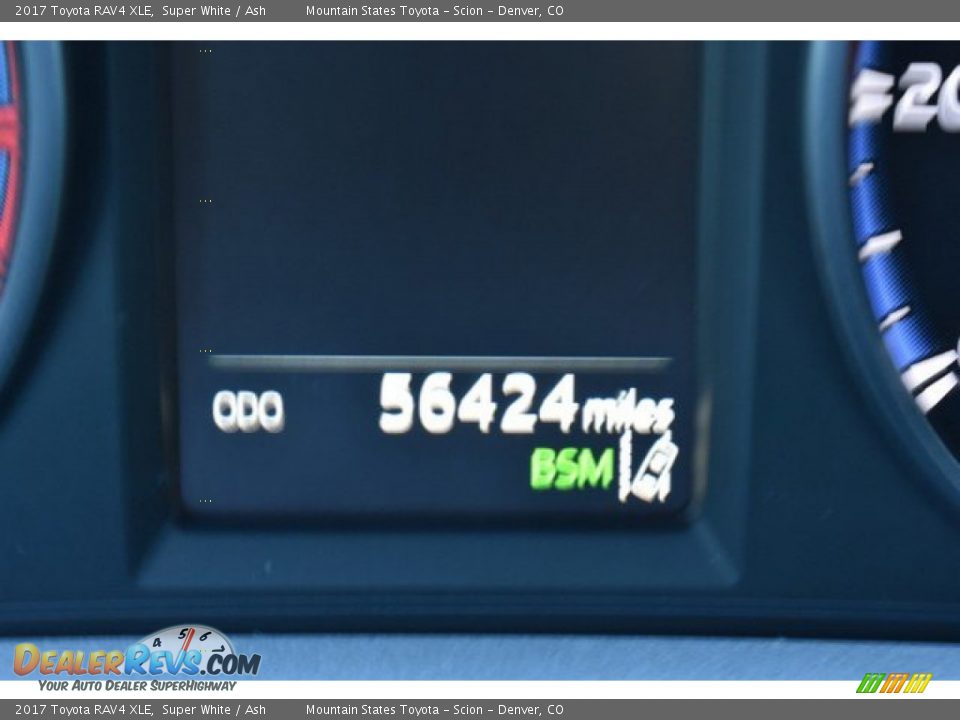 2017 Toyota RAV4 XLE Super White / Ash Photo #30