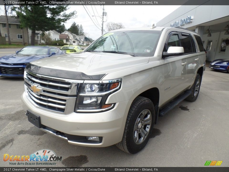 2017 Chevrolet Tahoe LT 4WD Champagne Silver Metallic / Cocoa/Dune Photo #1