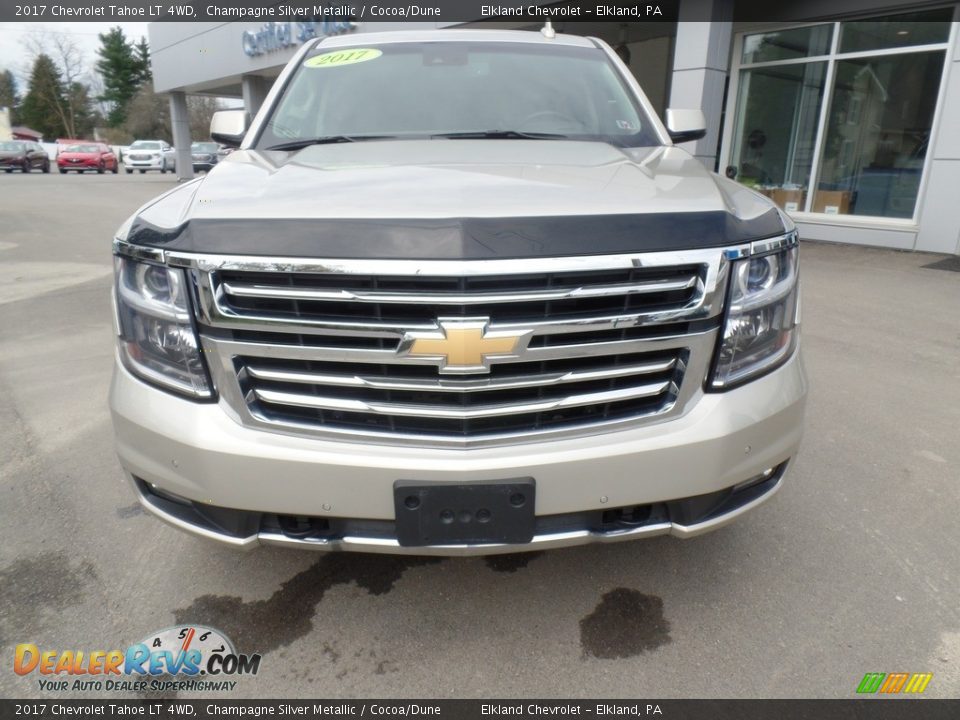 2017 Chevrolet Tahoe LT 4WD Champagne Silver Metallic / Cocoa/Dune Photo #2