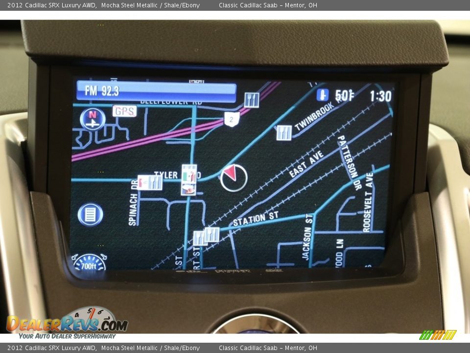 2012 Cadillac SRX Luxury AWD Mocha Steel Metallic / Shale/Ebony Photo #11