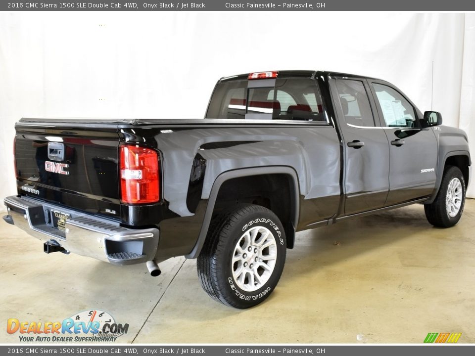 2016 GMC Sierra 1500 SLE Double Cab 4WD Onyx Black / Jet Black Photo #2