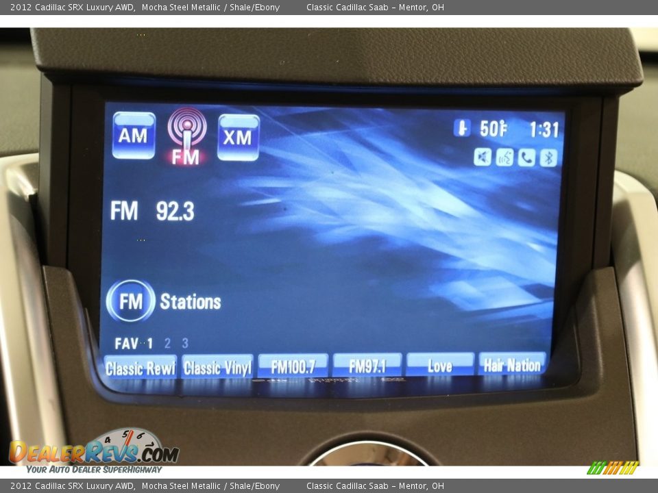 2012 Cadillac SRX Luxury AWD Mocha Steel Metallic / Shale/Ebony Photo #13