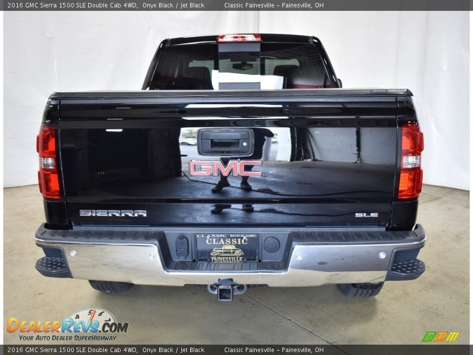 2016 GMC Sierra 1500 SLE Double Cab 4WD Onyx Black / Jet Black Photo #3